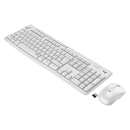Tastiera + mouse Logitech wireless mk295  BIANCA