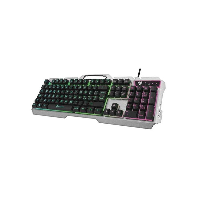 TECHMADE TASTIERA GAMING TM-GK023 METALLICA CON LED RGB