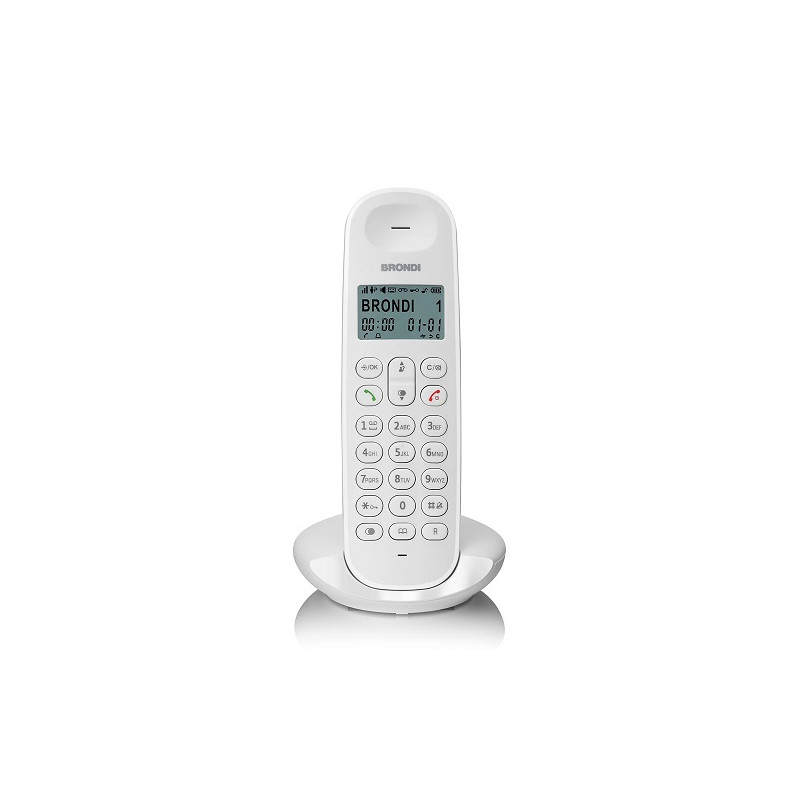 Telefono Cordless Brondi LOTUS bianco
