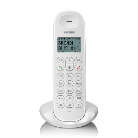 Telefono Cordless Brondi LOTUS bianco