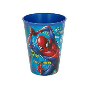 Bicchiere da bibita - Portapenne PP 260ml Spiderman