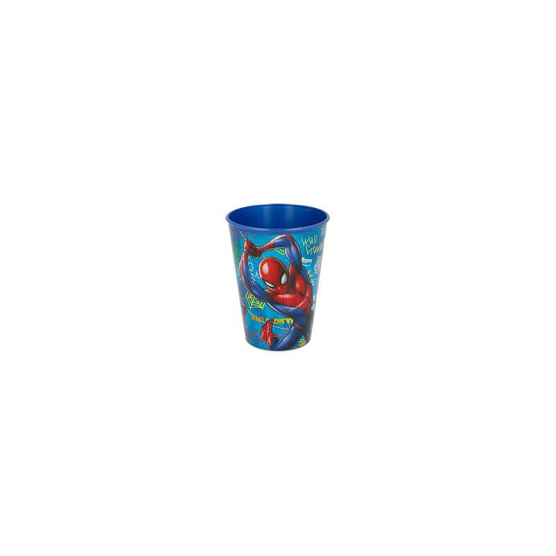 Bicchiere da bibita - Portapenne PP 260ml Spiderman