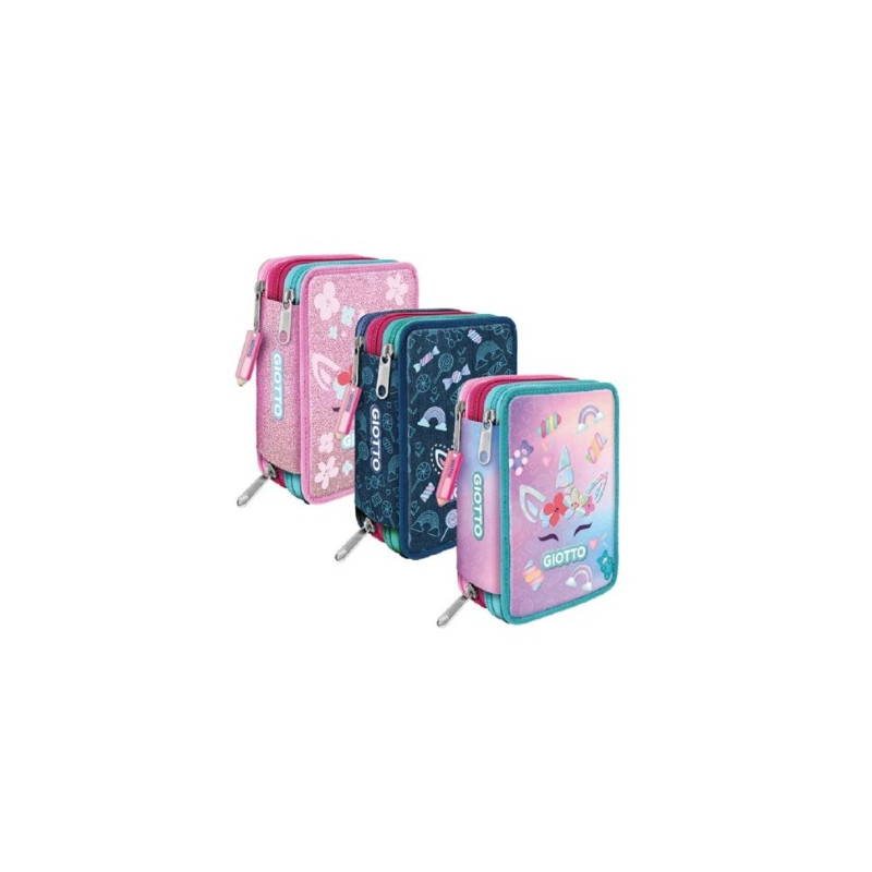 OFFERTA Astuccio 3 zip Giotto Candy collection