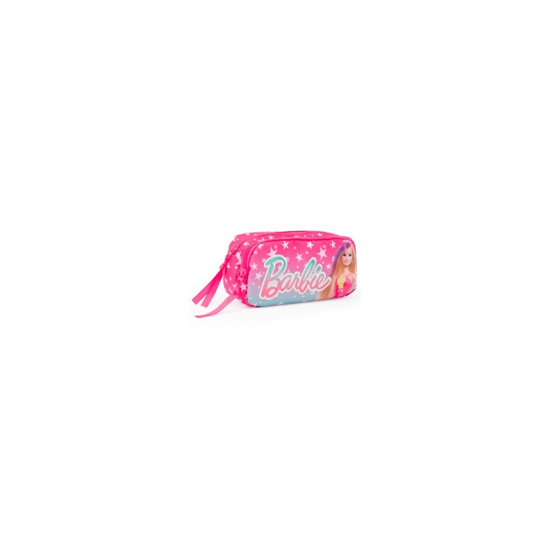 OFFERTA Astuccio bustina 2 zip Barbie