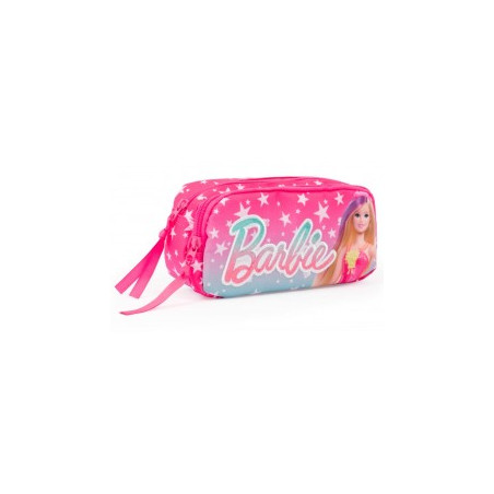 OFFERTA Astuccio bustina 2 zip Barbie