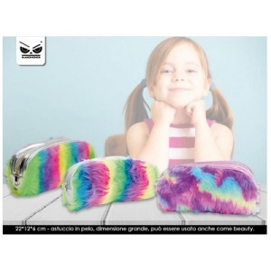 OFFERTA Astuccio bustina maxi peloso arcobaleno