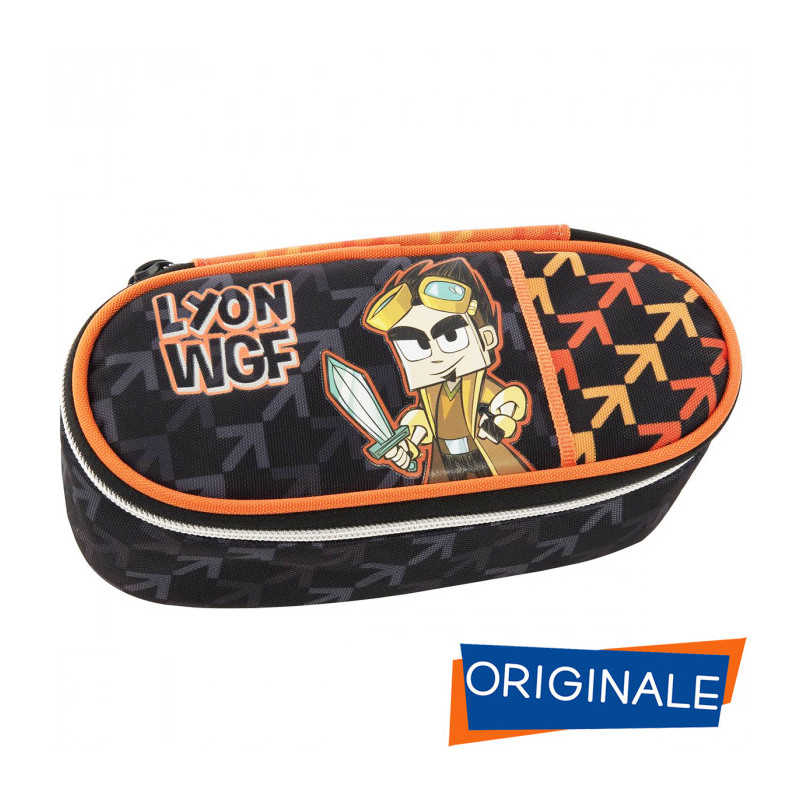 OFFERTA Astuccio ovale bustina portapenne  lyon gamer