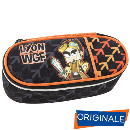 OFFERTA Astuccio ovale bustina portapenne  lyon gamer