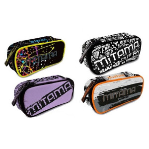 OFFERTA Astuccio tombolino organizzato accessoriato con all’interno penne e matite fluo 5pz Mitama seven