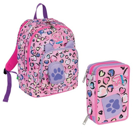 OFFERTA Kit Zaino + astuccio 3 zip Seven Sj fleecy (79,90+32,90)
