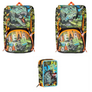 OFFERTA Kit Zaino + astuccio 3 zip Seven SJ Rexme