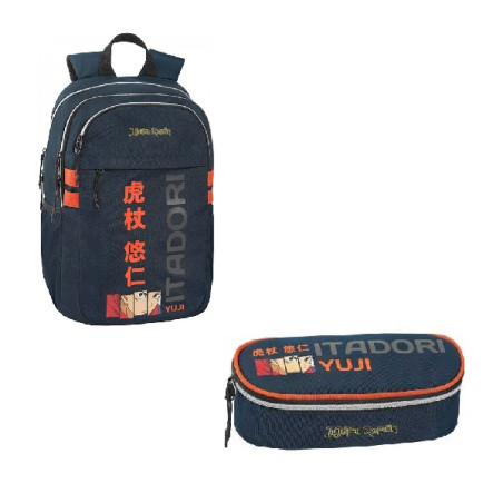 OFFERTA Kit Zaino + astuccio tombolino Anime Jujutsu