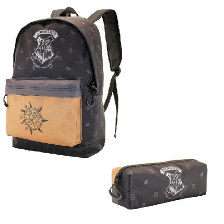 OFFERTA Kit Zaino + astuccio tombolino Harry potter Howgarts