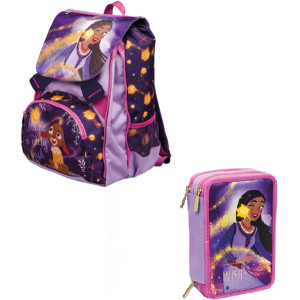 OFFERTA Kit Zaino wish + astuccio 3 zip