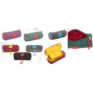 OFFERTA Tombolino astuccio tipo bustina Brick viola/rosso