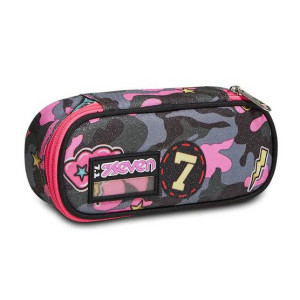 OFFERTA Tombolino astuccio tipo bustina organizzato Seven round plus CAMOULOVE GIRL (19,90)