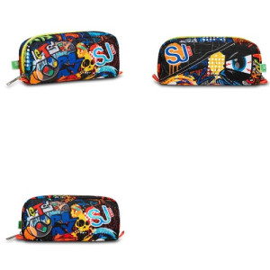 OFFERTA Tombolino astuccio tipo bustina Seven Sj Gang facce da SJ Boy (listino € 15,90)