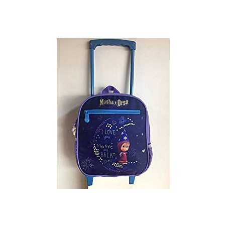 OFFERTA Trolley zainetto asilo Masha e Orso