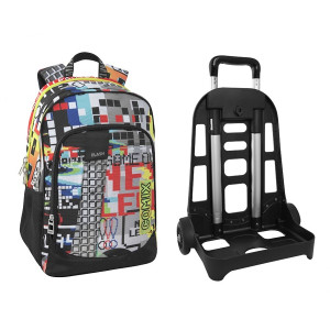 OFFERTA Trolley Zaino staccabile organizzato Comix Flash g.over  (list.€ 140,00)