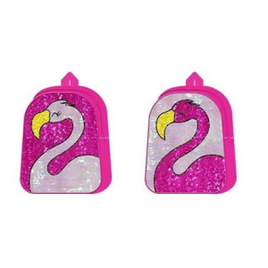 OFFERTA Zainetto asilo Mate child Fenicottero Flamingo con paillettes girabrilla