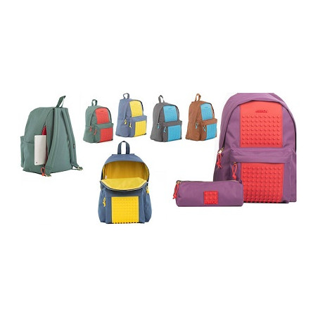 OFFERTA Zaino Brick viola/rosso