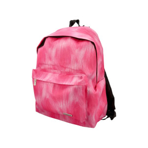 OFFERTA Zaino Comix americano rosa allover fantasia Cute fur, 29 lt