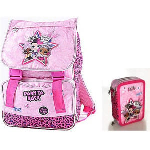 OFFERTA Zaino estensibile Lol + astuccio 3 zip
