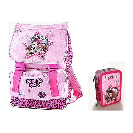 OFFERTA Zaino estensibile Lol + astuccio 3 zip