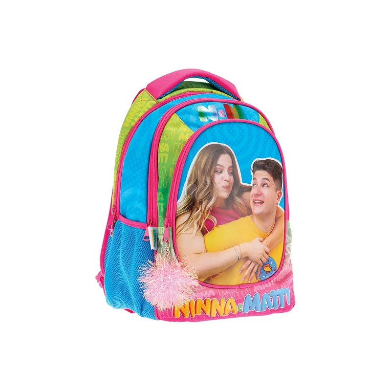 OFFERTA ZAINO organizzato Ninna e matti C/POMP POM