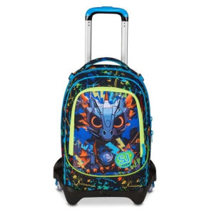 OFFERTA ZAINO TROLLEY JACK-3WD+ SJ GANG BOY LED LOOK Seven
