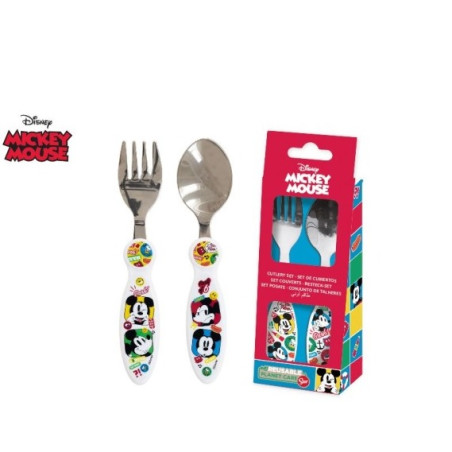 set posate in ferro Mickey