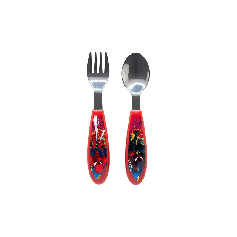 set posate in ferro Spiderman