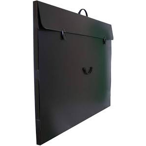 Valigetta Cartella polionda Balmar nera 2 chiusure 101X72X3cm