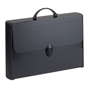 Valigetta Cartella polionda Balmar rinforzata  NERA 28x43x8,5
