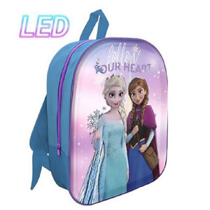 Zainetto Asilo con Led 30CM Frozen