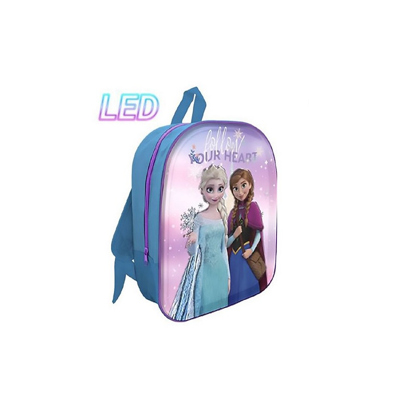 Zainetto Asilo con Led 30CM Frozen