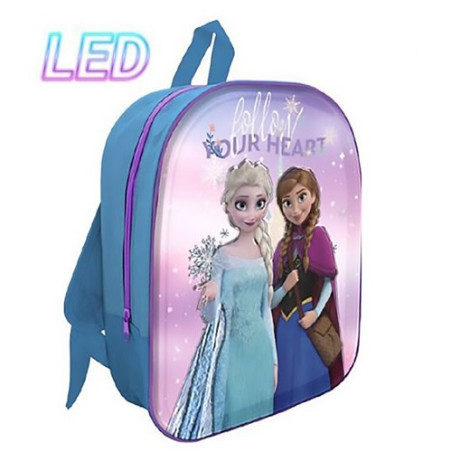 Zainetto Asilo con Led 30CM Frozen