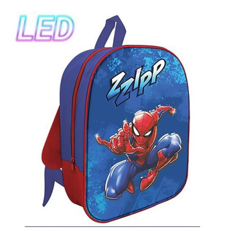 Zainetto Asilo Led 3d Spiderman 30CM