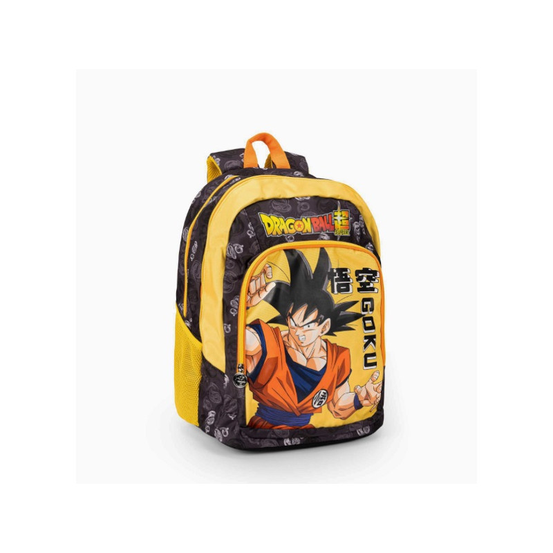 ZAINO SCUOLA ORG.  DRAGON BALL GOKU - GIALLO