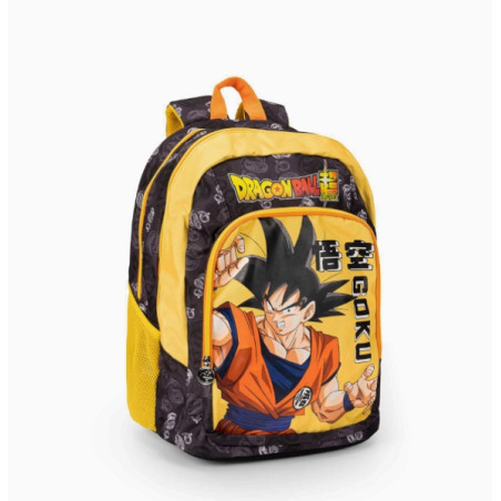 ZAINO SCUOLA ORG.  DRAGON BALL GOKU - GIALLO