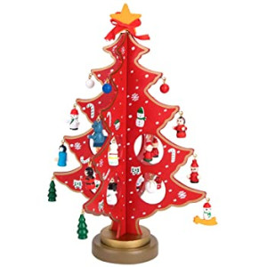 Albero di Natale in cartone da decorare