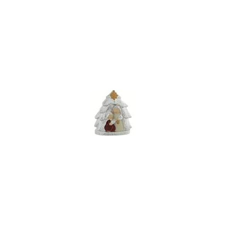Albero di Natale in legno con led