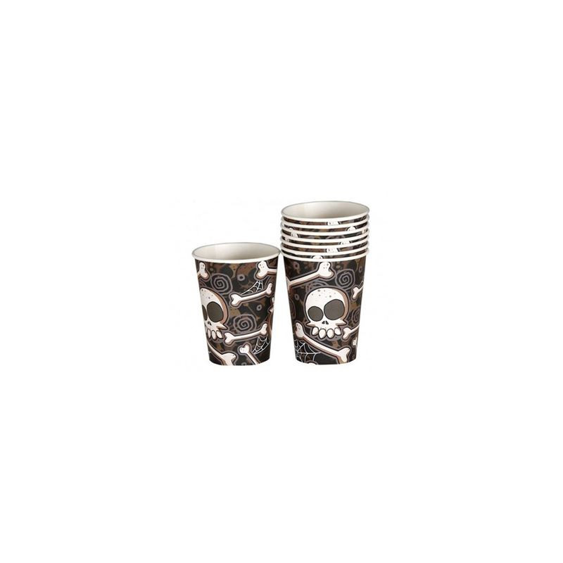 Bicchieri 200ml Teschi Halloween 8pz