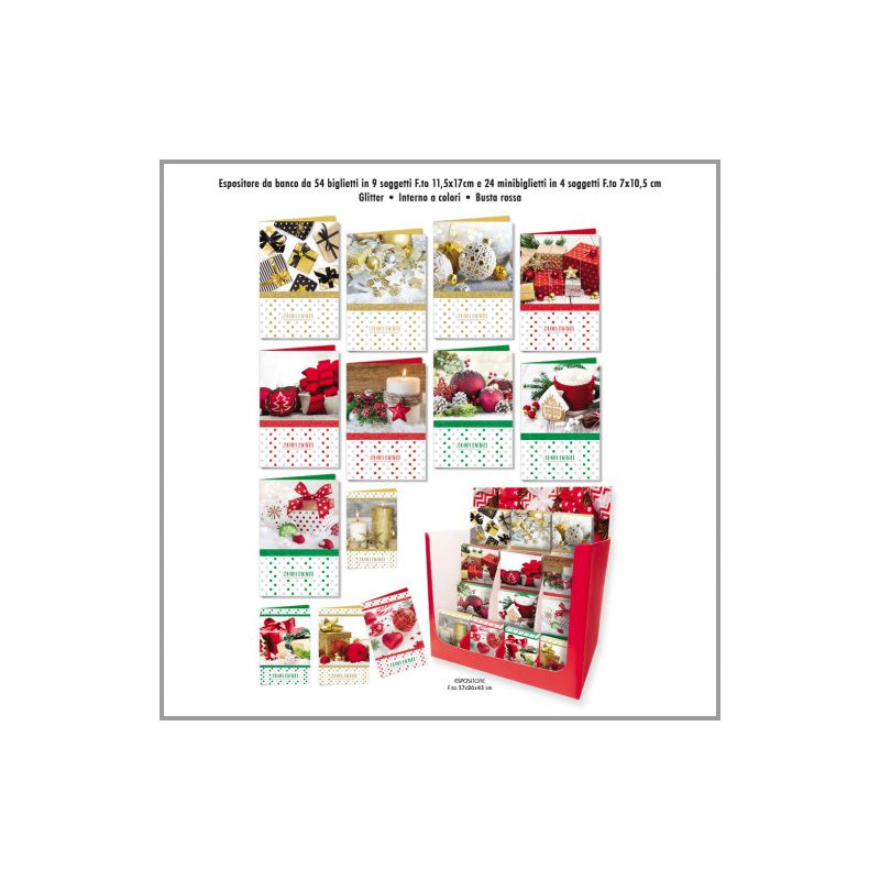 Biglietti auguri Natale 7x10,5
