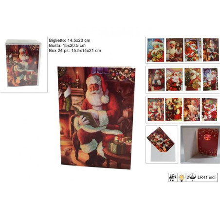 Biglietti auguri Natale musicale