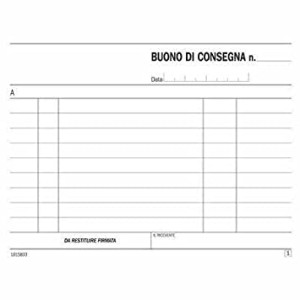 Blocco consegna 100 moduli non copiativo