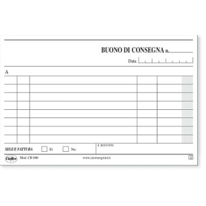 Blocco consegna A6 2 copie (offerta)