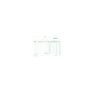 Blocco rapportino di Lavoro 20x2copie