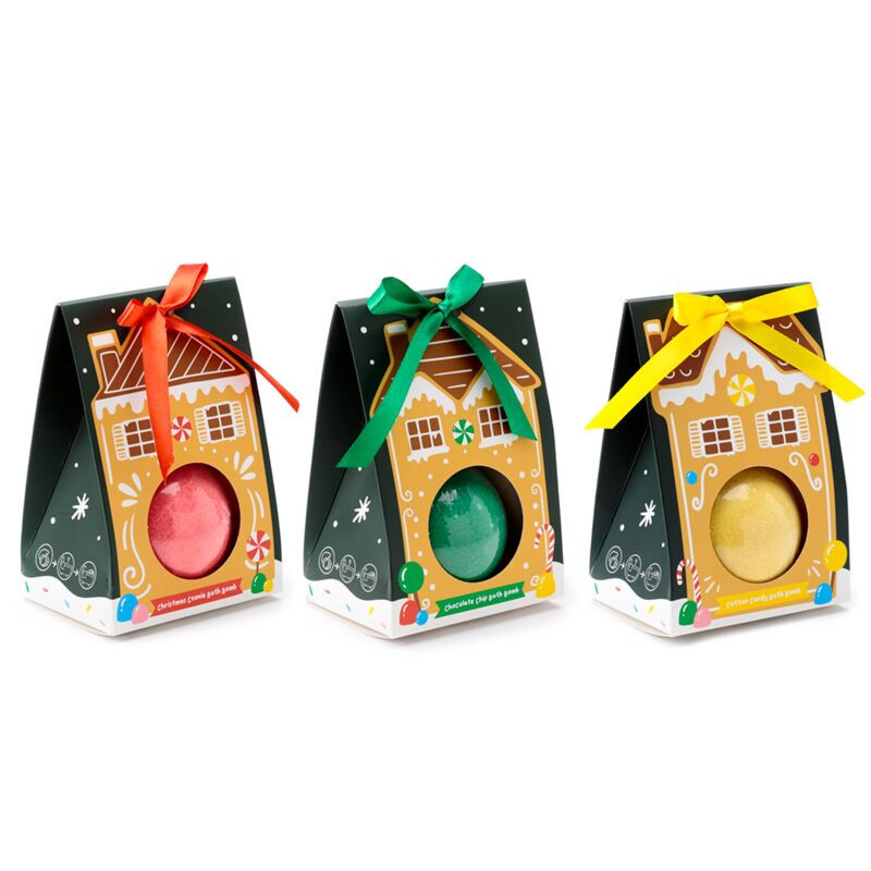 Bombe da bagno Natalizie Confezione Regalo Natalizia - Pan di Zenzero
