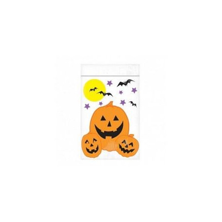 Bustine trasparenti con stampa Hallloween